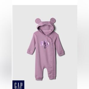 GAP Lavender Kids Footie with purple Logo